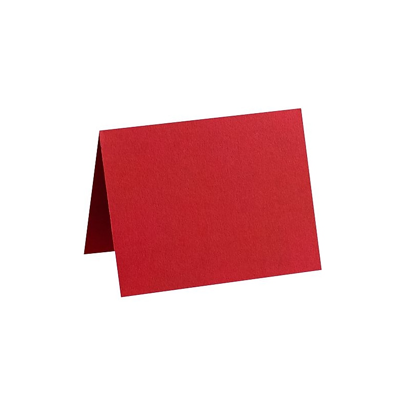LUX A7 Folded Card (5 1/8 x 7 ) 50/Pack, Ruby Red (EX5040-18-50) image 1