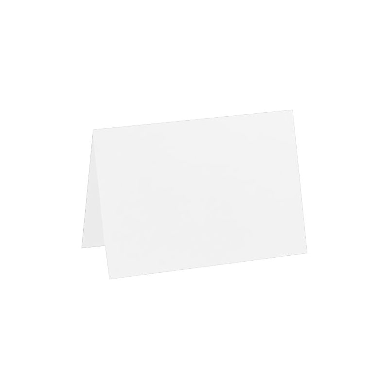 LUX A7 Folded Card (5 1/8 x 7) 50/Pack, White Linen (5040-WLI-50) image 1