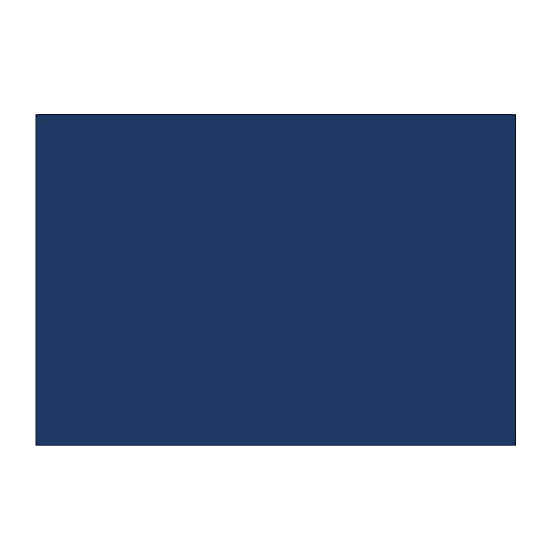 LUX A7 Flat Card (5 1/8 x 7) 50/Pack, Navy (4040-103-50) image 1