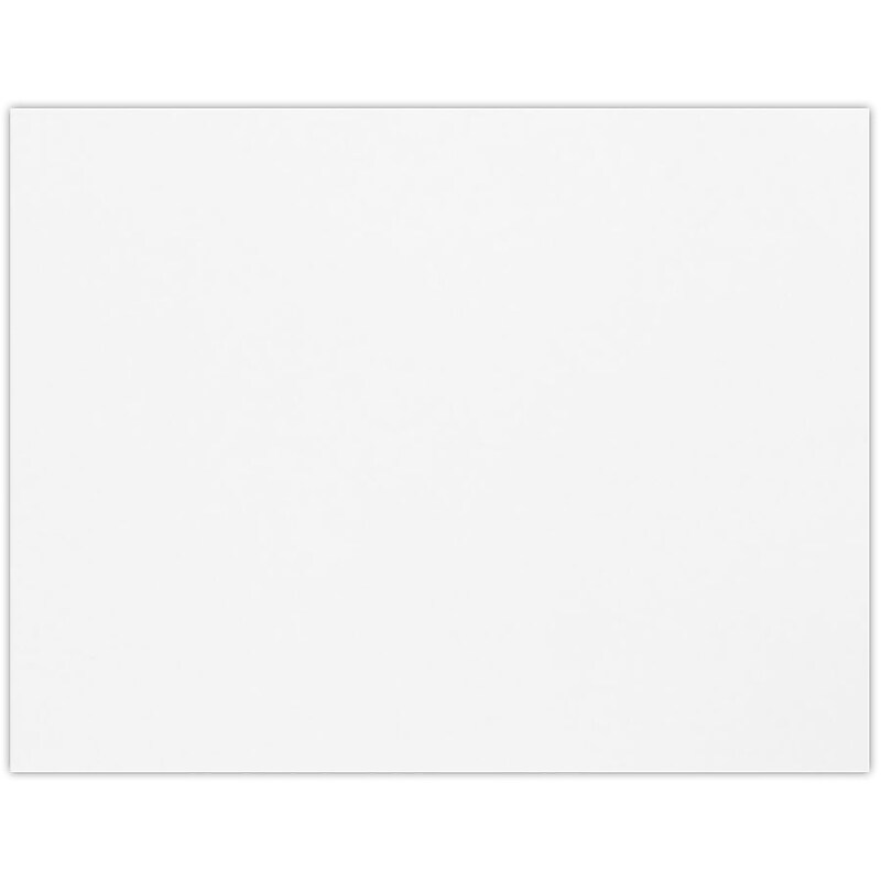 LUX A2 Flat Card (4 1/4 x 5 1/2) 50/Pack, 100lb. Bright White (A2CW-50) image 1