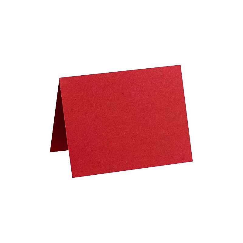 LUX A2 Folded Card (4 1/4 x 5 1/2) 50/Pack, Ruby Red (EX5020-18-50) image 1