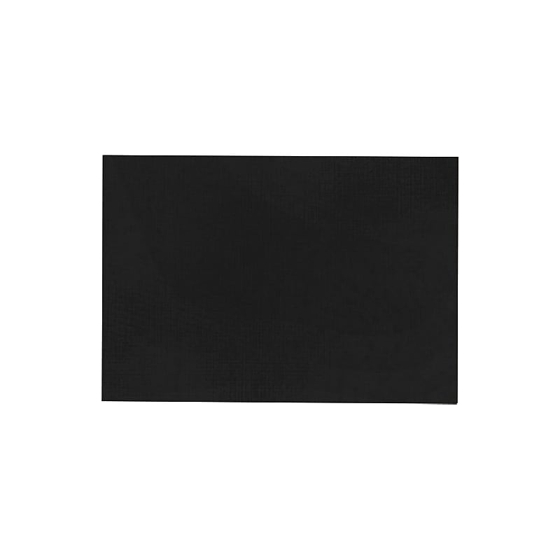 LUX A7 Flat Card (5 1/8 x 7) 50/Pack, Black Linen (4040-BLI-50) image 1