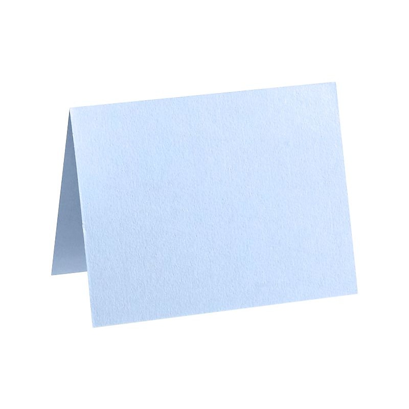 LUX A7 Folded Card (5 1/8 x 7 ) 50/Pack, Baby Blue (EX5040-13-50) image 1