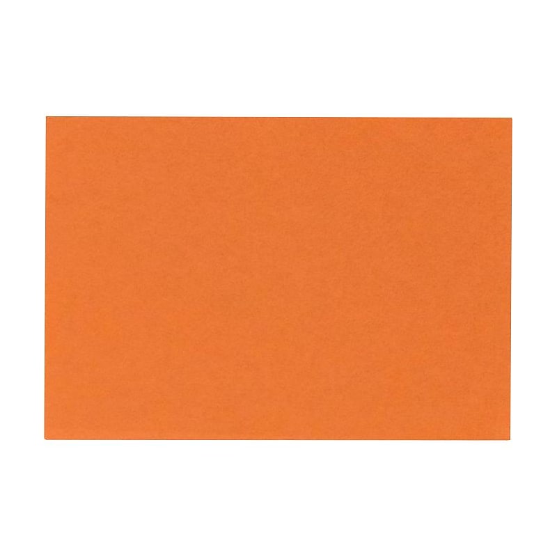 LUX A6 Flat Card (4 5/8 x 6 1/4) 50/Pack, Mandarin (EX4030-11-50) image 1