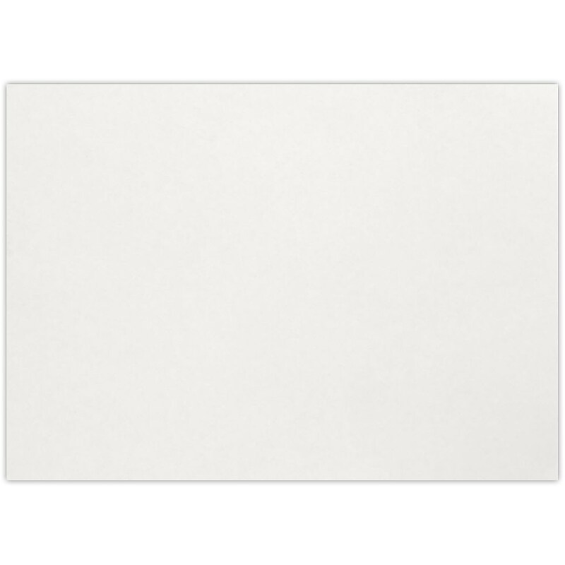 LUX A1 Flat Card (3 1/2 x 4 7/8) 50/Pack, Natural White - 100% Cotton (4010-SN-50) image 1