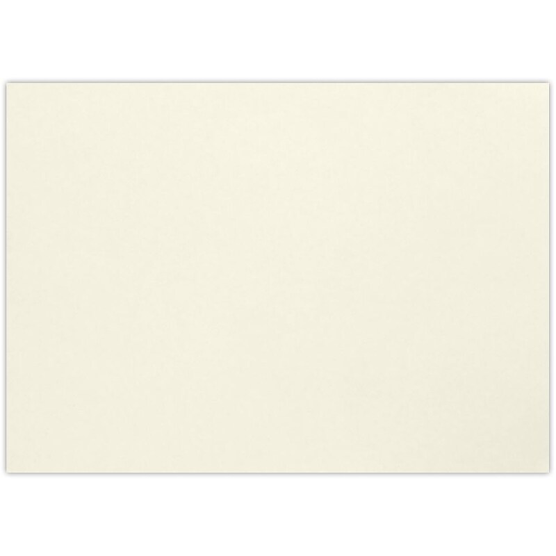 LUX A1 Flat Card (3 1/2 x 4 7/8) 50/Pack, Natural (A1CN-50) image 1