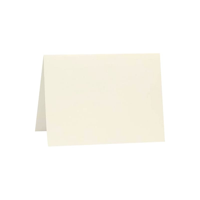 LUX A6 Folded Card (4 5/8 x 6 1/4) 50/Pack, Natural (A6FN-50) image 1