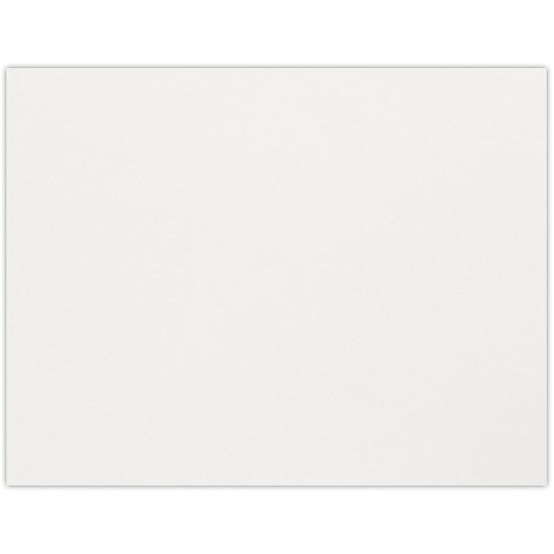 LUX A2 Flat Card (4 1/4 x 5 1/2) 50/Pack, Natural White - 100% Cotton (4020-SN-50) image 1