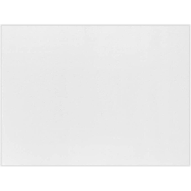 LUX A6 Flat Card (4 5/8 x 6 1/4) 50/Pack, 100lb. Bright White (A6CW-50) image 1