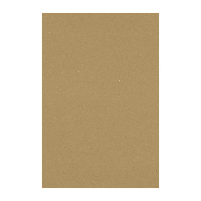 LUX 12" x 18" Color Cardstock Paper, 70 lbs., Grocery Bag Brown, 50 Sheets/Ream (1218-P-GB-50) image 1