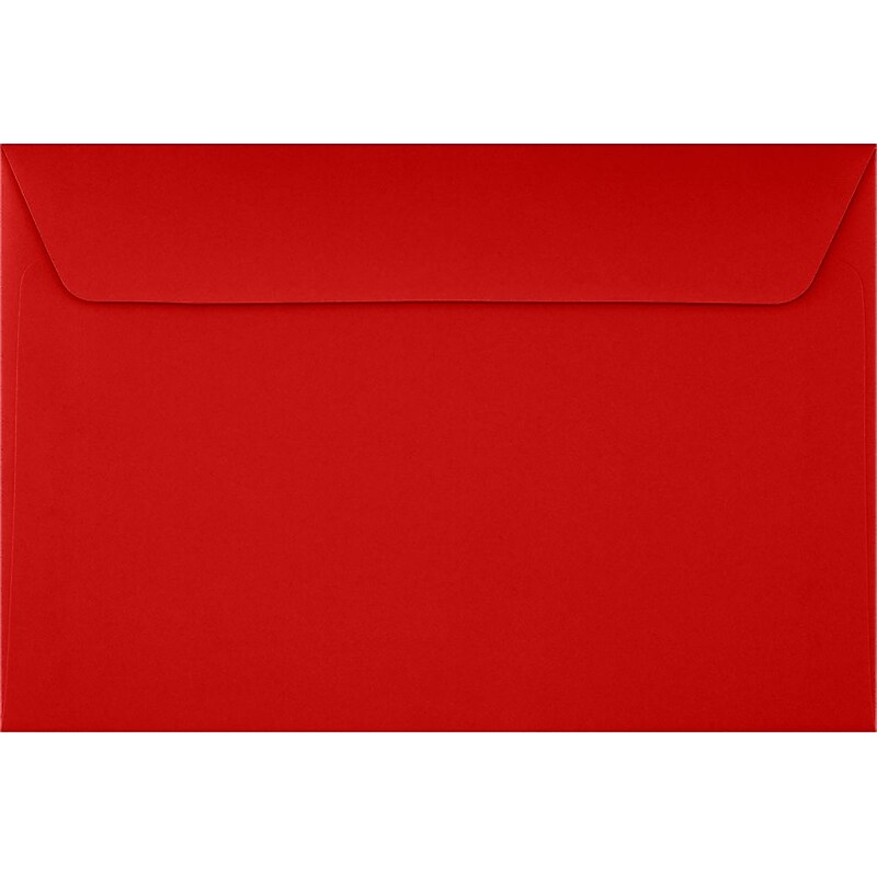 LUX 6 x 9 Booklet Envelopes 50/Pack, Ruby Red (EX4820-18-50) image 1