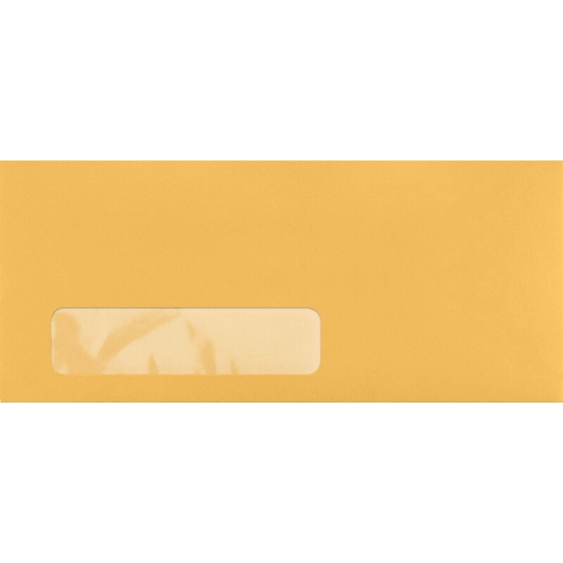 LUX #10 Kraft Window Envelopes (4 1/8 x 9 1/2) 250/Pack, 24lb. Brown Kraft (97767-250) image 1
