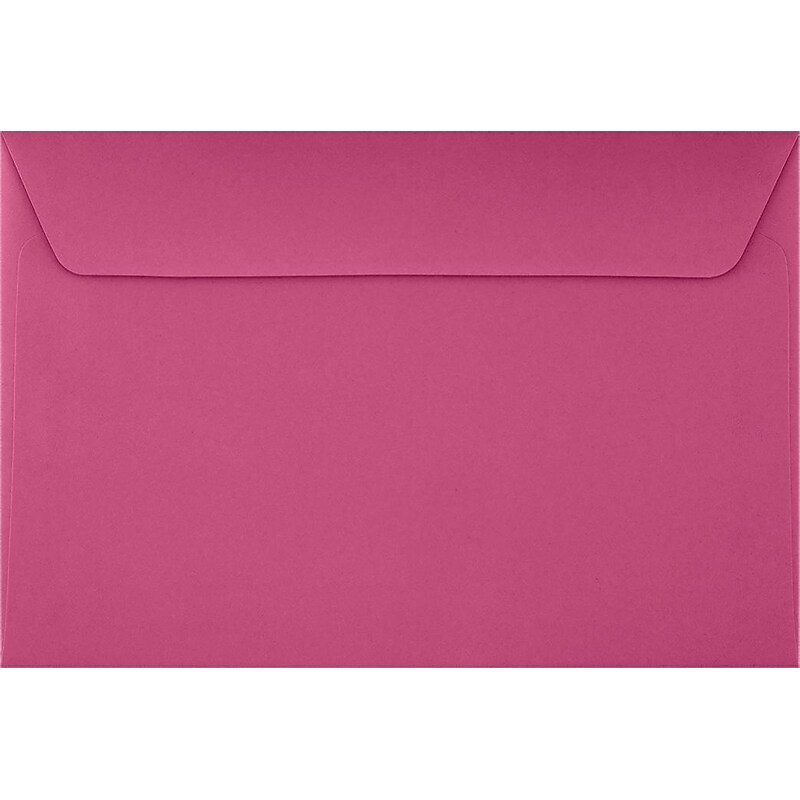 LUX Self Seal Booklet Envelope, 6" x 9", Magenta, 50/Pack (EX4820-10-50) image 1