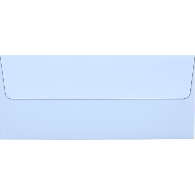 LUX #10 Square Flap Envelopes (4 1/8 x 9 1/2) 50/Pack, Baby Blue (EX4860-13-50) image 1