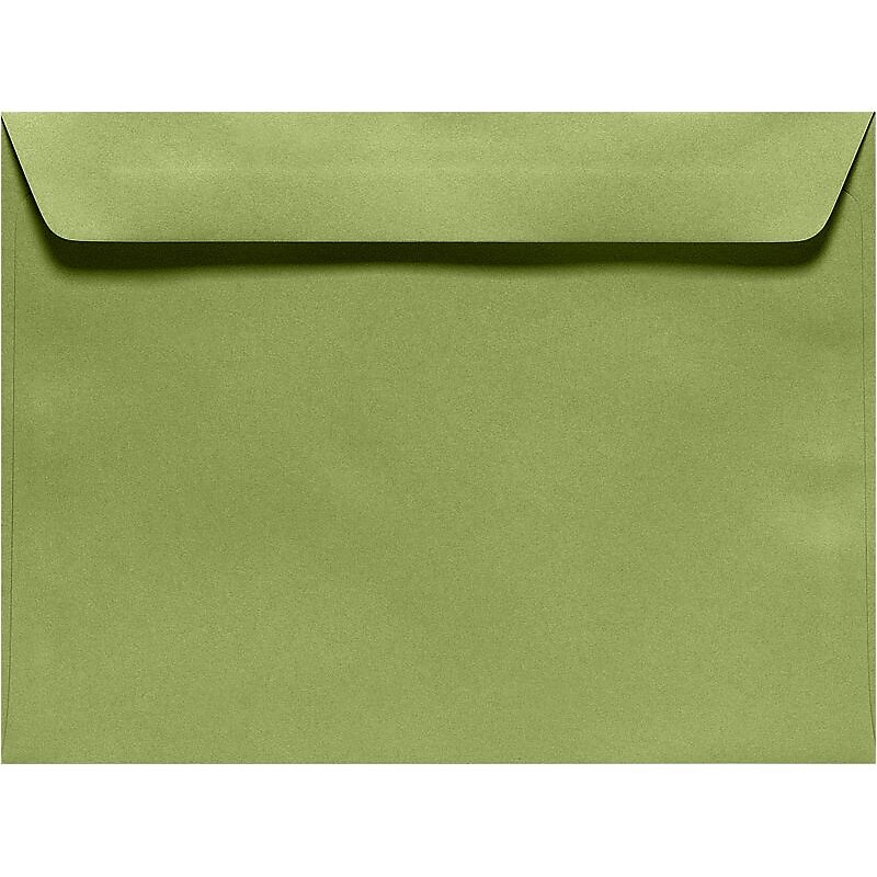 LUX Self Seal Booklet Envelope, 6" x 9", Avocado, 250/Pack (EX4820-27-250) image 1