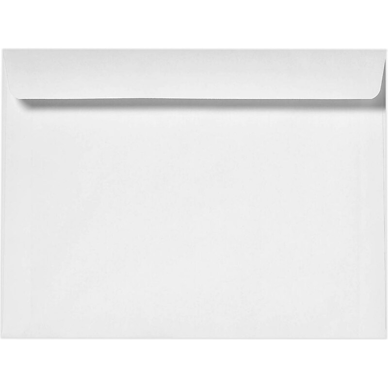 LUX 6 1/2 x 9 1/2 Booklet Envelopes 50/Pack, 24lb. Bright White (12229-50) image 1