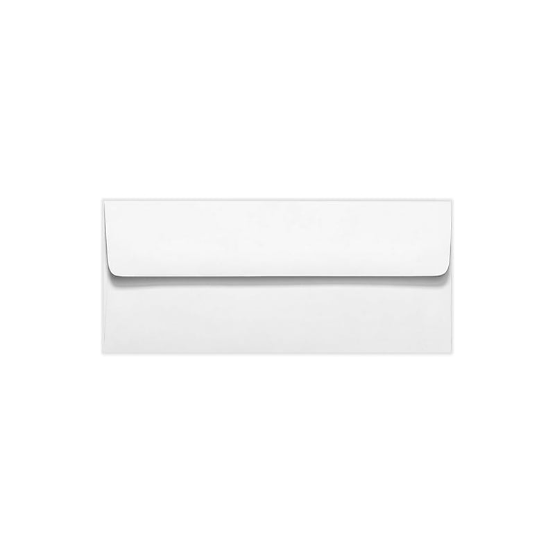 LUX #10 Square Flap Envelopes (4 1/8 x 9 1/2) 50/Pack, 70lb. Bright White (4860-70W-50) image 1