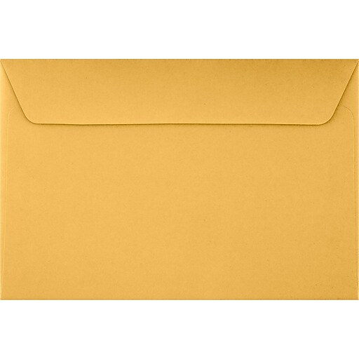 LUX 6 x 9 Kraft Booklet Envelopes 1000/Pack, 24lb. Brown Kraft (26949