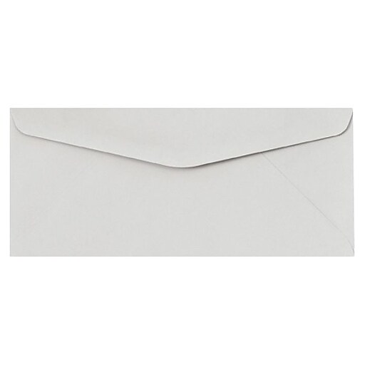 LUX Self Seal 10 Business Envelope, 4 1/2" x 9 1/2", Pastel Gray, 50