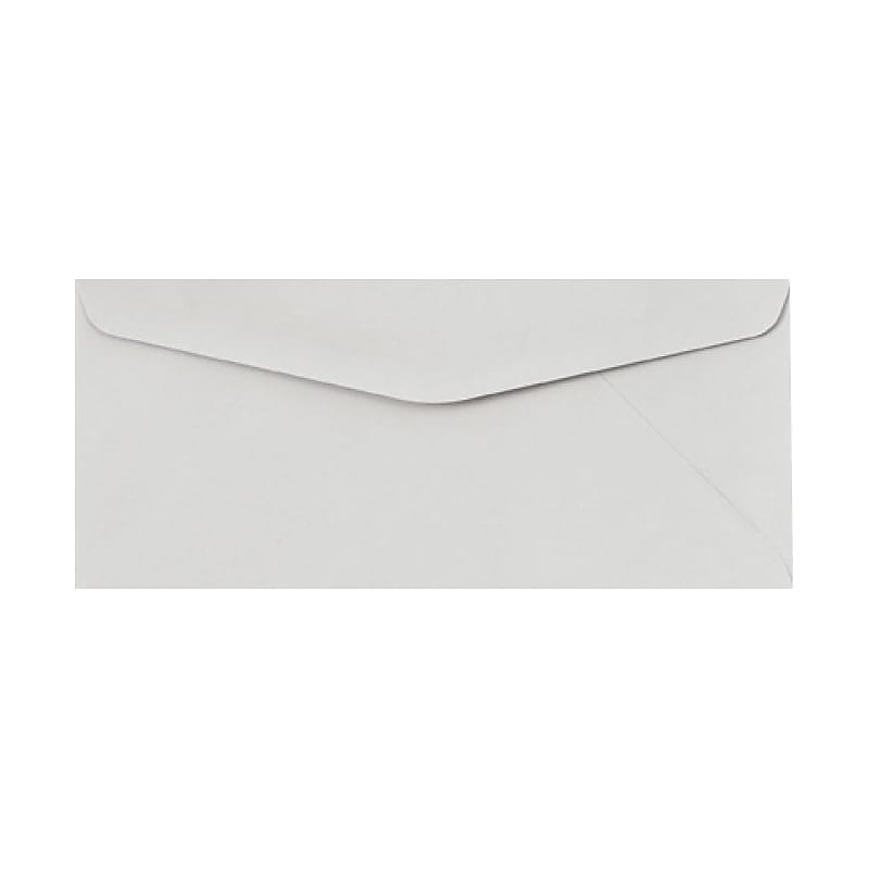 LUX Self Seal #10 Business Envelope, 4 1/2" x 9 1/2", Pastel Gray, 50/Pack (60190-50) image 1