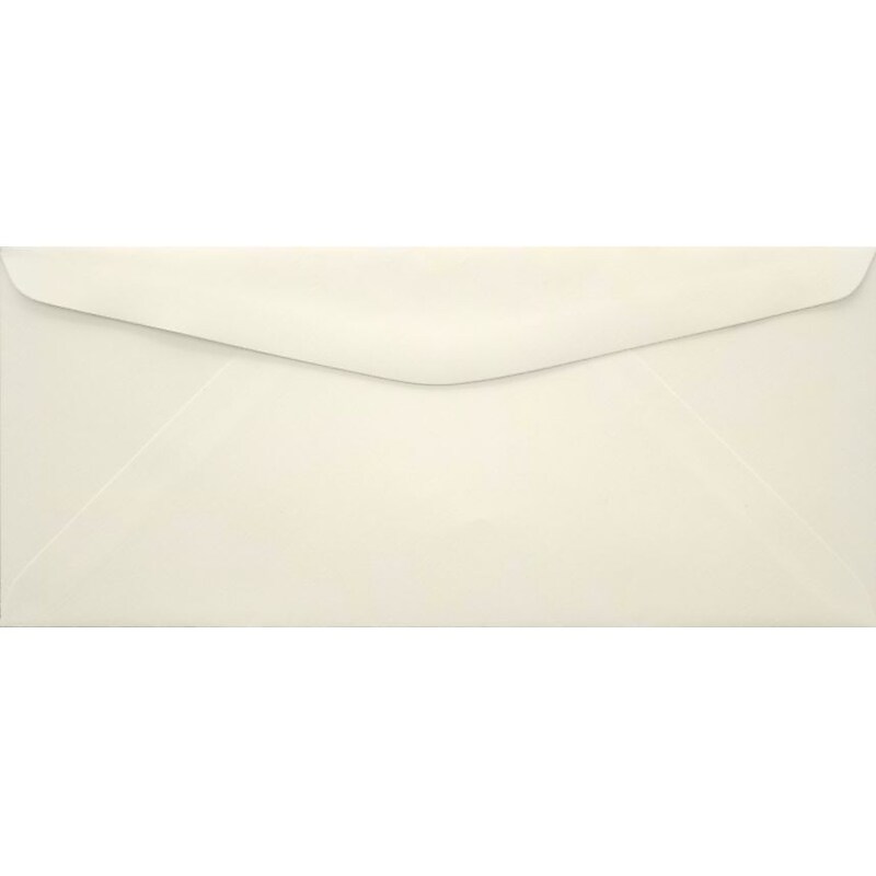 LUX Self Seal #9 Business Envelope, 3 7/8" x 8 7/8", Natural Linen, 50/Pack (4855-NLI-50) image 1