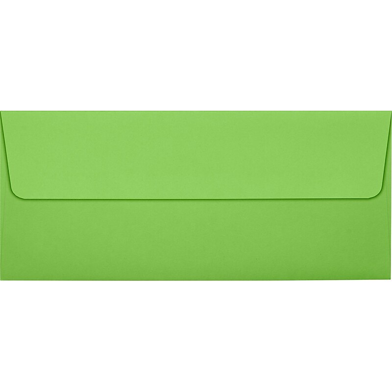LUX #10 Square Flap Invitation Envelopes (4 1/8 x 9 1/2) 50/Pack, Limelight (LUX-4860-101-50) image 1