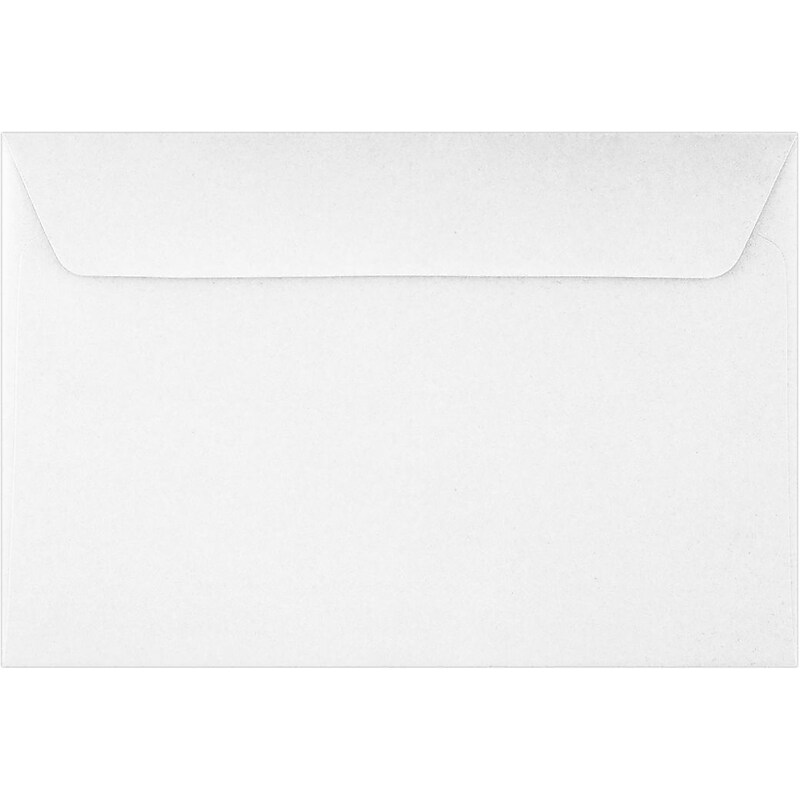 LUX Booklet Envelope, 6" x 9", Bright White, 50/Pack (11874-50) image 1