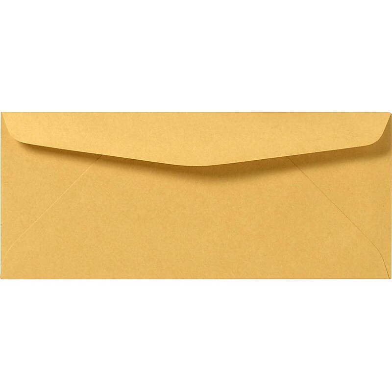 LUX #11 Kraft Regular Envelopes (4 1/2 x 10 3/8) 50/Pack, 24lb. Brown Kraft (66464-50) image 1