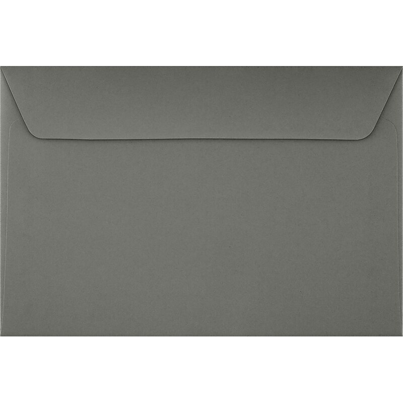 LUX Self Seal Booklet Envelope, 6" x 9", Smoke, 50/Pack (EX4820-22-50) image 1
