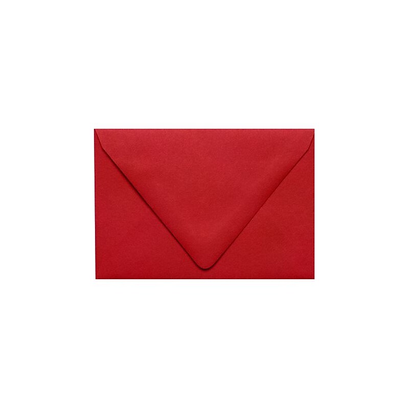 LUX 6 x 9 Booklet Contour Flap Envelopes 50/Pack, Ruby Red (EX-1820-18-50) image 1