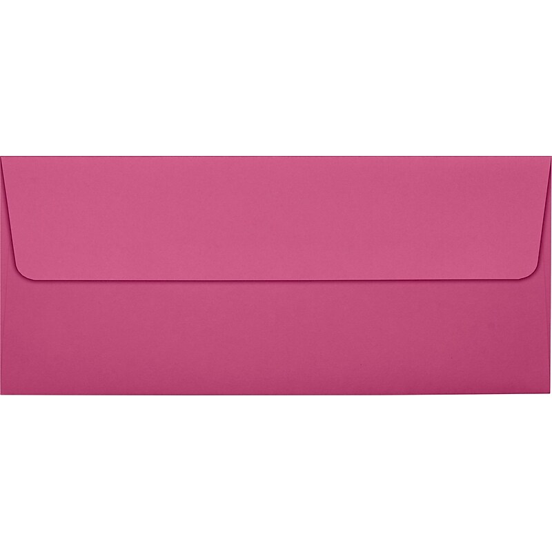 LUX Self Seal #10 Business Envelope 4 1/8" x 9 1/2", Magenta, 50/Pack (EX4860-10-50) image 1