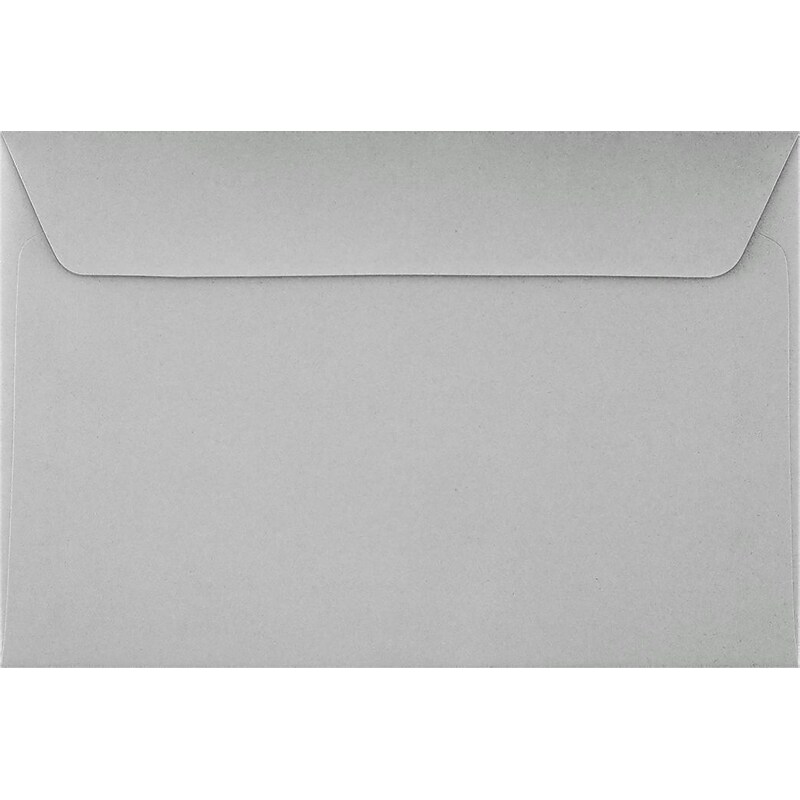 LUX Self Seal Kraft Booklet Envelope, 6" x 9", Gray Kraft, 50/Pack (4820-GK-50) image 1