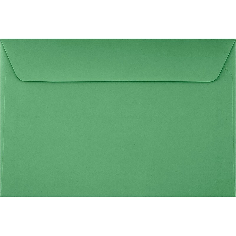 LUX 6 x 9 Booklet Envelopes 50/Pack, Holiday Green (FE-4220-12-50) image 1