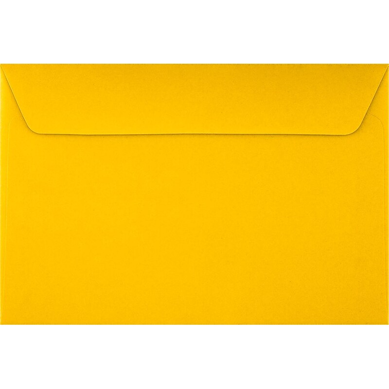 LUX 6 x 9 Booklet Envelopes 50/Pack, Sunflower (EX4820-12-50) image 1
