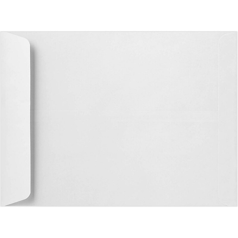LUX 9 x 12 Open End Envelopes 50/Pack, 28lb. Bright White (8250-50) image 1