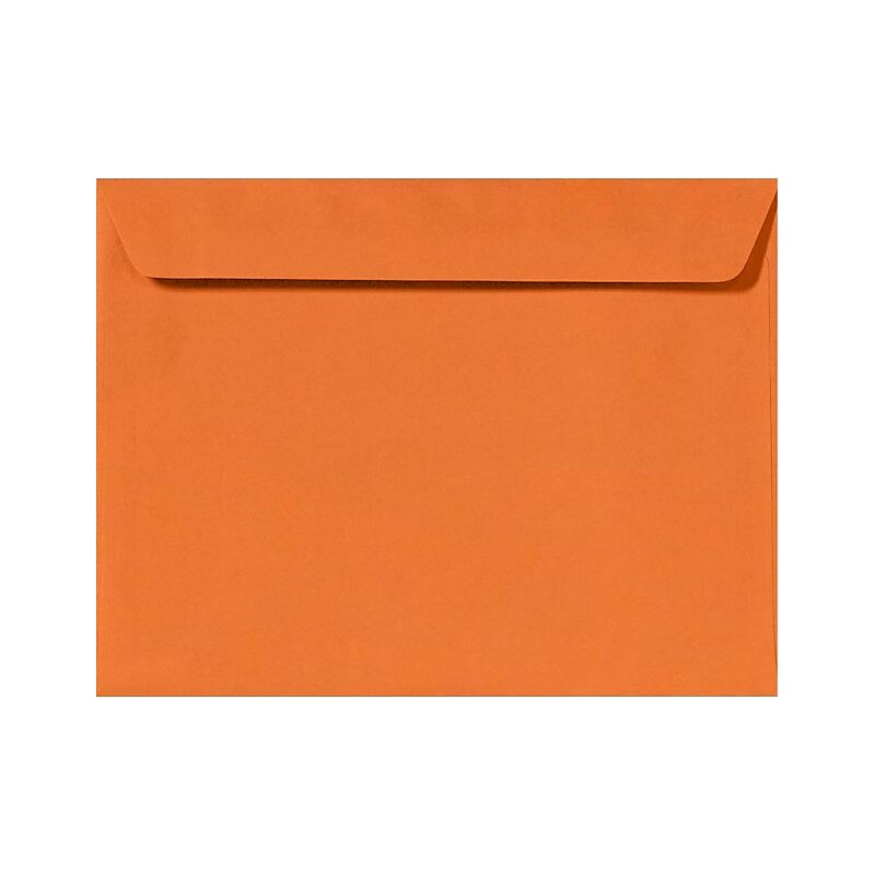 LUX 9 x 12 Booklet Envelopes 50/Pack, Mandarin (EX4899-11-50) image 1