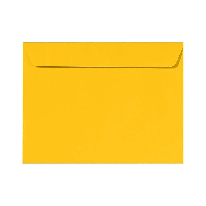 LUX 9 x 12 Booklet Envelopes 50/Pack, Sunflower (EX4899-12-50) image 1