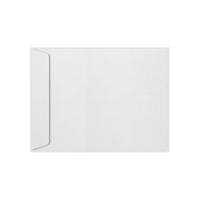 LUX 8 1/2 x 10 1/2 Open End Envelopes 50/Pack, 70lb. Bright White (4892-W-50) image 1