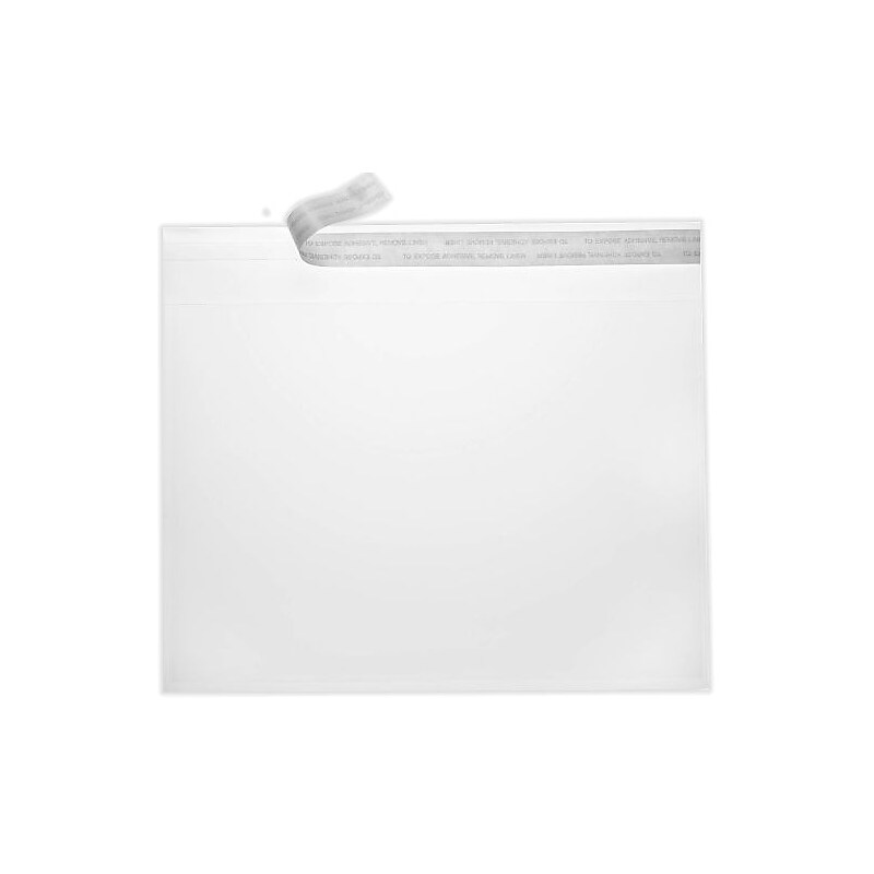 LUX 9 x 12 Booklet Envelopes 50/Pack, Crystal Clear (CC9X12-50) image 1