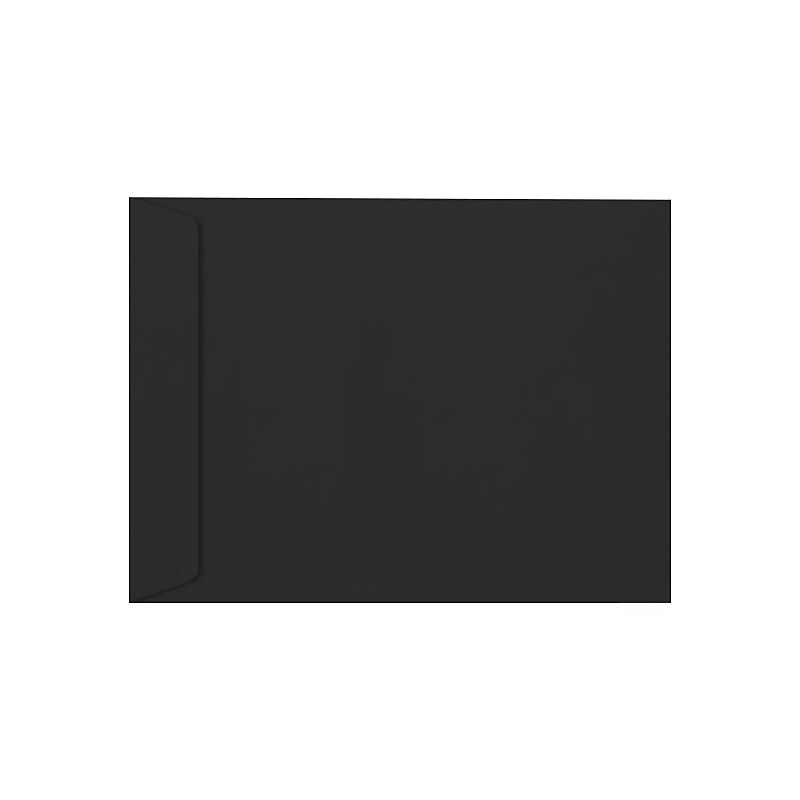 LUX 8 1/2 x 10 1/2 Open End Envelopes 50/Pack, Midnight Black (4892-B-50) image 1