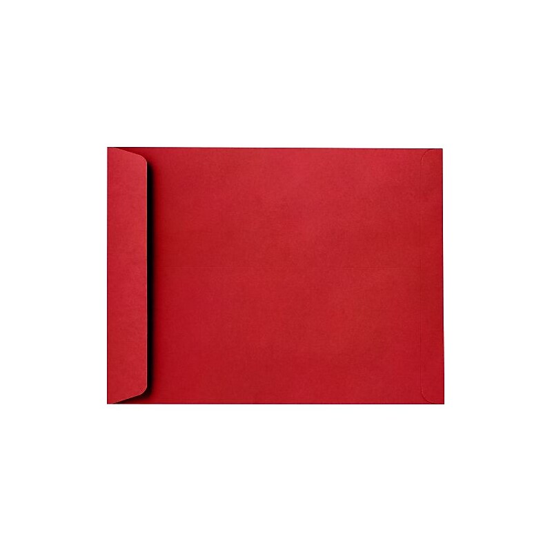 LUX 9 x 12 Open End Envelopes 50/Pack, Ruby Red (EX4894-18-50) image 1