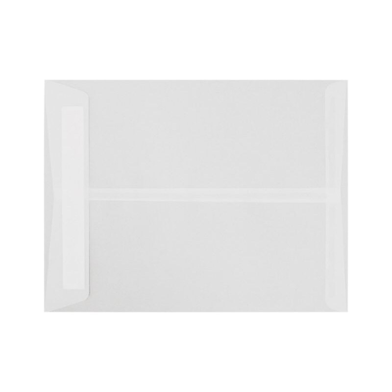 LUX 9 x 12 Open End Envelopes 50/Pack, Clear Translucent (E4894-00-50) image 1