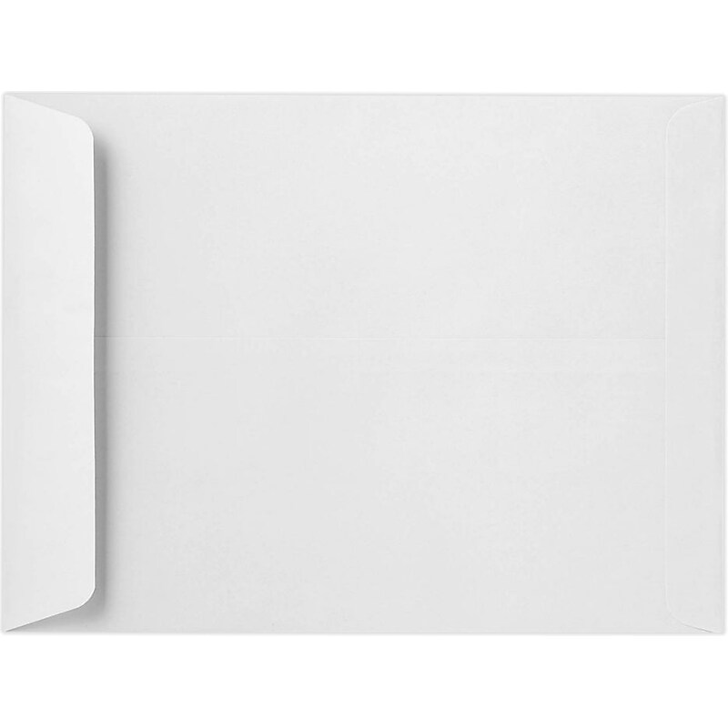 LUX 8 3/4 x 11 1/4 Open End Envelopes 50/Pack, 24lb. Bright White (7450-50) image 1