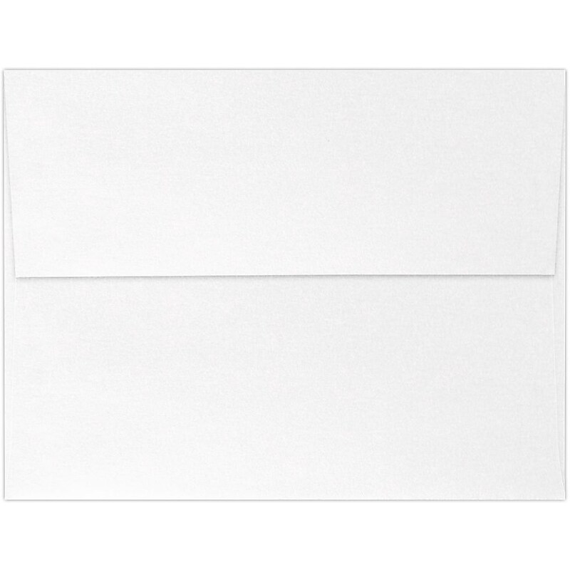 LUX A4 Invitation Envelopes (4 1/4 x 6 1/4) 50/Pack, Crystal Metallic  (4872-30-50) image 1