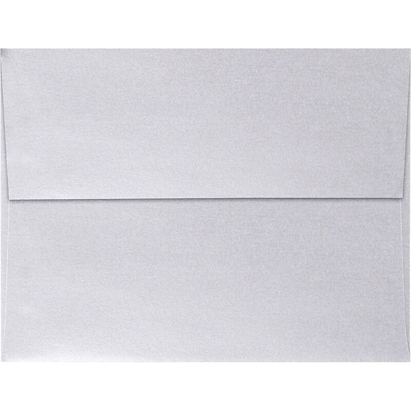 LUX A4 Invitation Envelopes (4 1/4 x 6 1/4) 250/Pack, Silver Metallic (4872-06-250) image 1