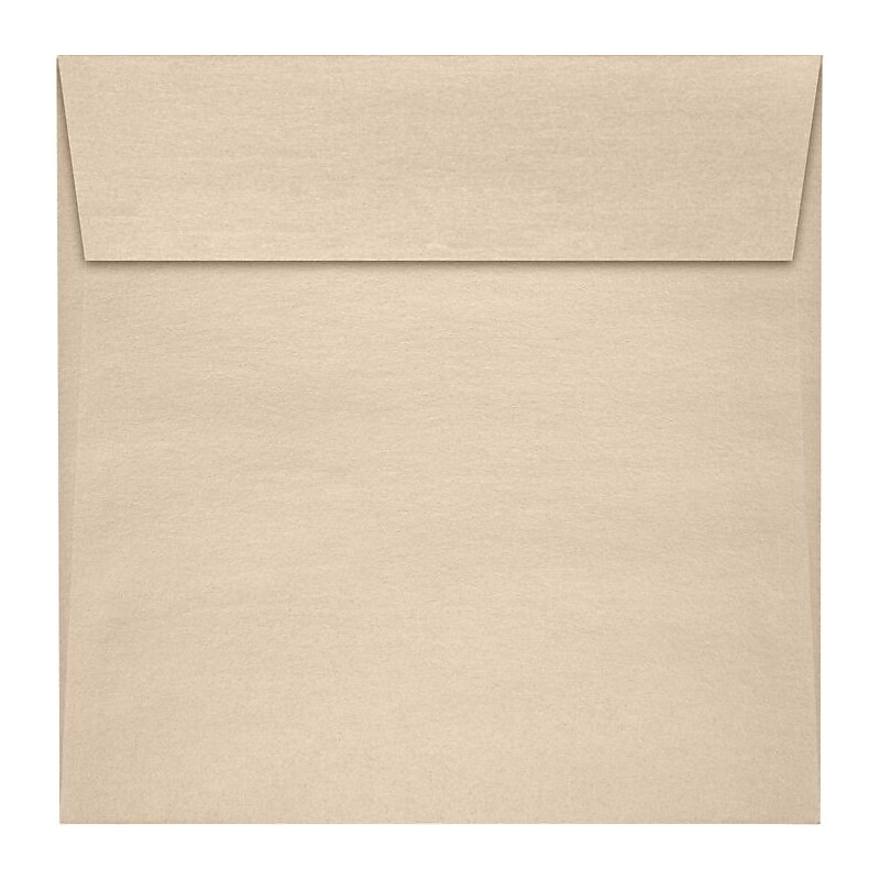 LUX 5 1/2 x 5 1/2 Square Envelopes 50/Pack, Taupe Metallic (8515-M09-50) image 1