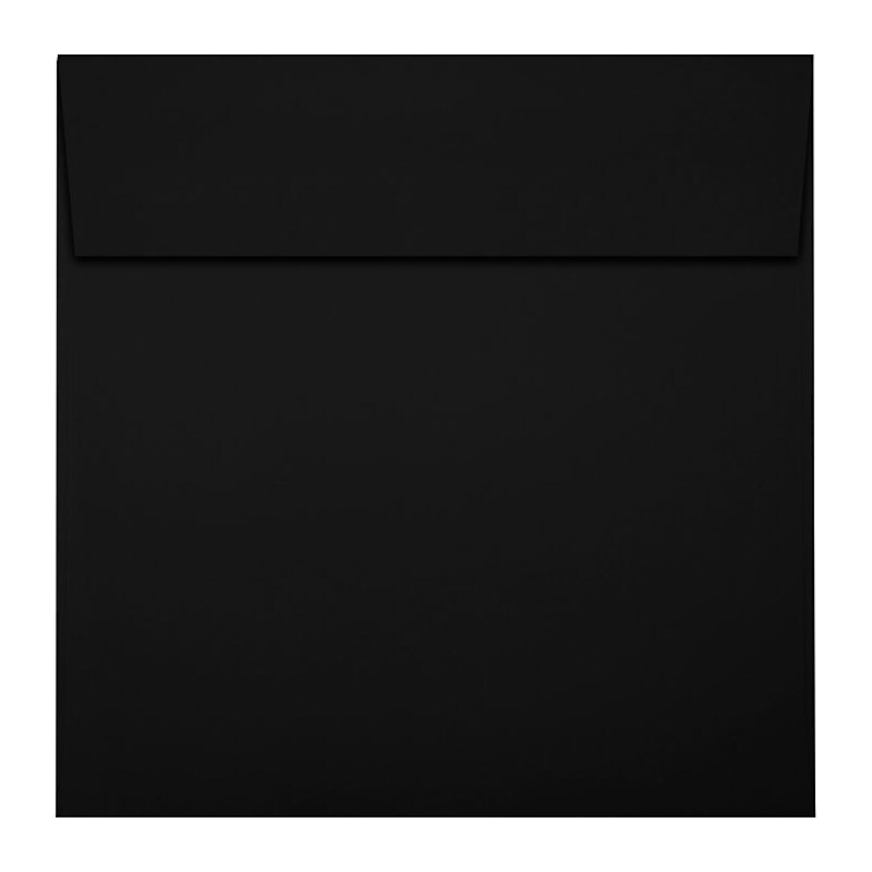 LUX 8 1/2 x 8 1/2 Square Envelopes 50/Pack, Midnight Black (F-8575-B-50) image 1