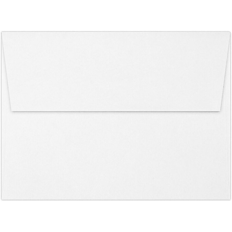 LUX A7 Invitation Envelopes (5 1/4 x 7 1/4) 1000/Pack, Brilliant White - 100% Cotton (4880-SBW-1000) image 1