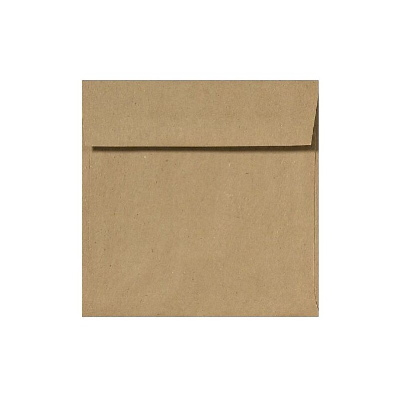 LUX 6 x 6 Square Envelopes 50/Pack, Grocery Bag (8525-GB-50) image 1