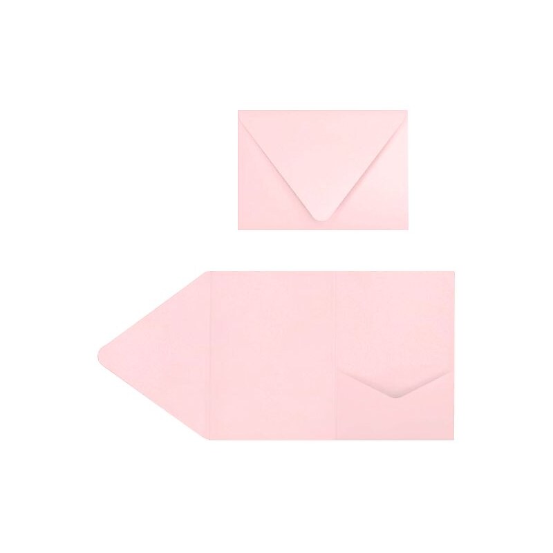 LUX A7 Pocket Invitations (5 x 7) 20/Pack, Candy Pink (EX10LEBA706PF20) image 1